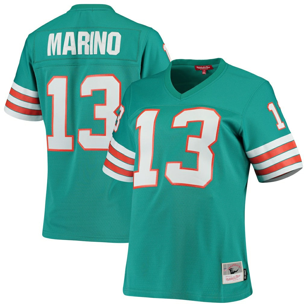Dan Marino Miami Dolphins Women's 1984 Legacy Replica Jersey - Aqua outlet
