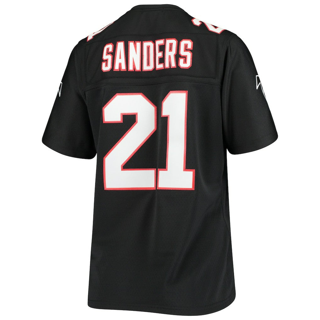 Deion Sanders Atlanta Falcons Women's Legacy Replica Team Jersey - Black for sale