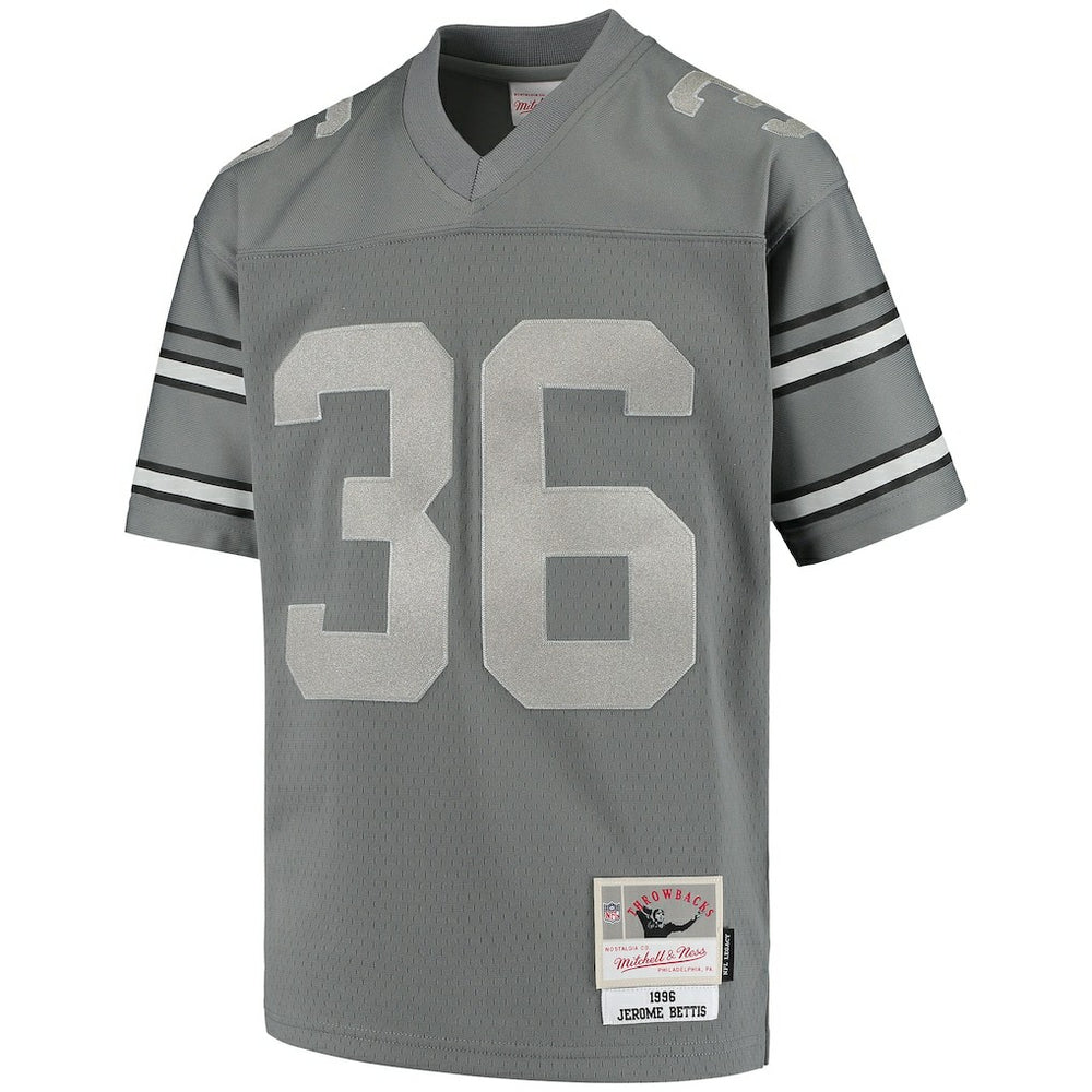 Jerome Bettis Pittsburgh Steelers Youth 1996 Retired Player Metal Replica Jersey - Charcoal outlet