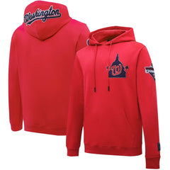 Washington Nationals Pro Standard Logo Pullover Hoodie Red