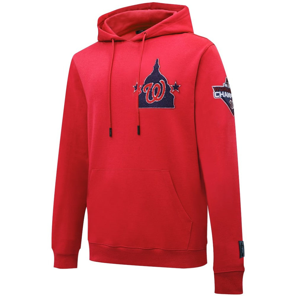 Washington Nationals Pro Standard Logo Pullover Hoodie Red