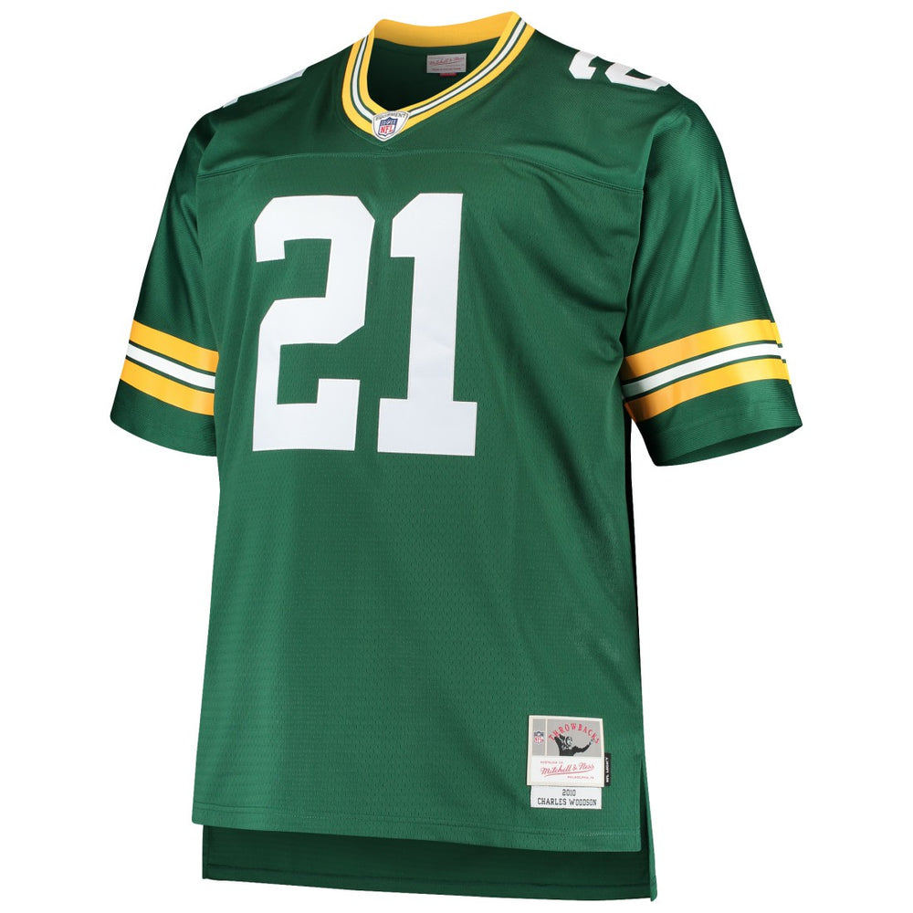 Charles Woodson Green Bay Packers Big & Tall 2010 Retired Player Replica Jersey - Green cheap