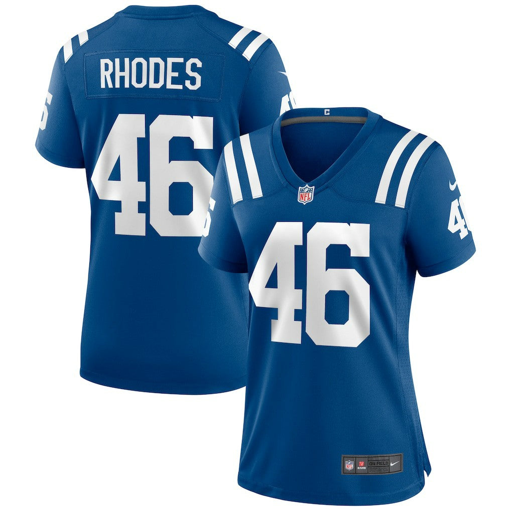 Luke Rhodes Indianapolis Colts Women's Game Jersey - Royal sale