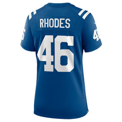 Luke Rhodes Indianapolis Colts Women's Game Jersey - Royal sale