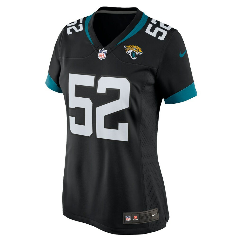 DaVon Hamilton Jacksonville Jaguars Women's Game Jersey - Black on sale