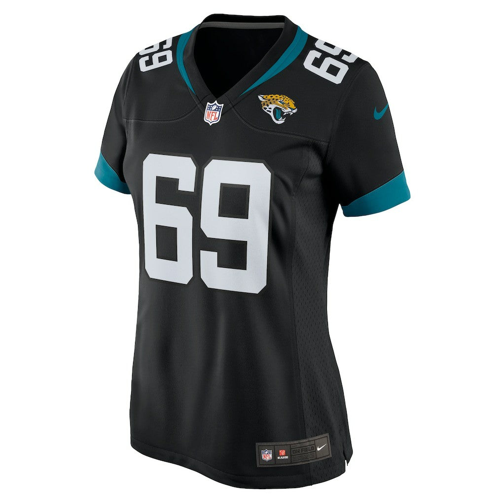 Tyler Shatley Jacksonville Jaguars Women's Game Jersey - Black on sale
