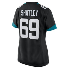 Tyler Shatley Jacksonville Jaguars Women's Game Jersey - Black on sale