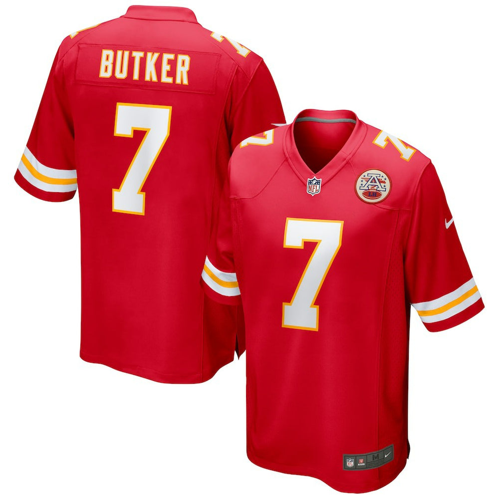 Harrison Butker Kansas City Chiefs Game Jersey - Red sale