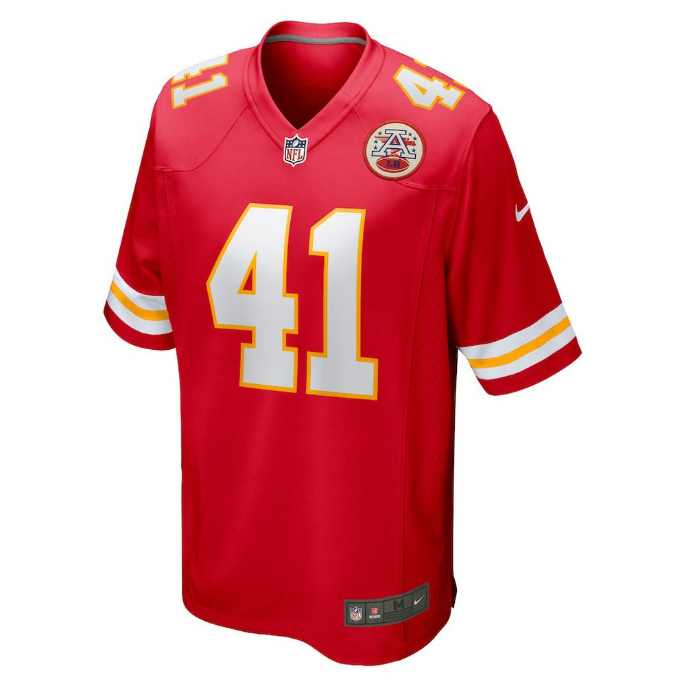 James Winchester Kansas City Chiefs Game Jersey - Red outlet