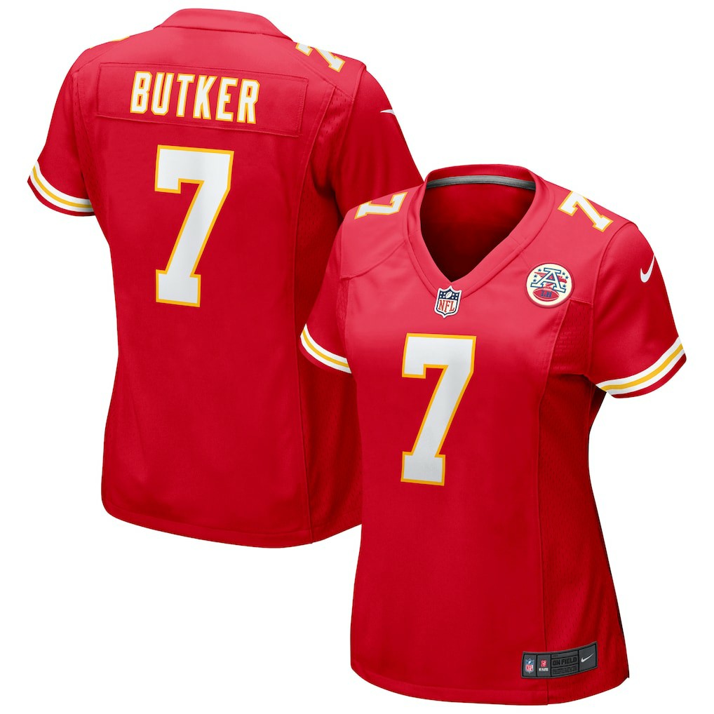 Harrison Butker Kansas City Chiefs Women's Game Jersey - Red online