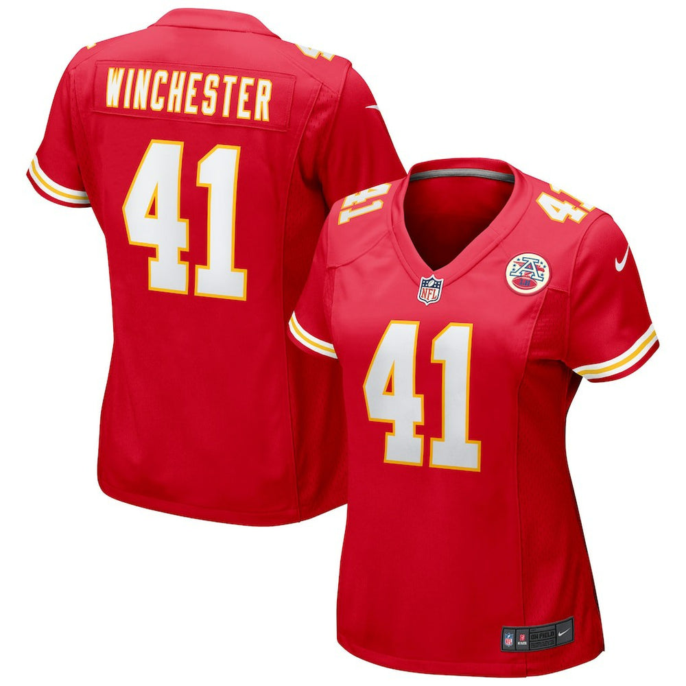 James Winchester Kansas City Chiefs Women's Game Jersey - Red online
