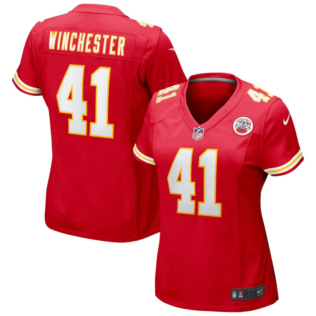 James Winchester Kansas City Chiefs Women's Game Jersey - Red online