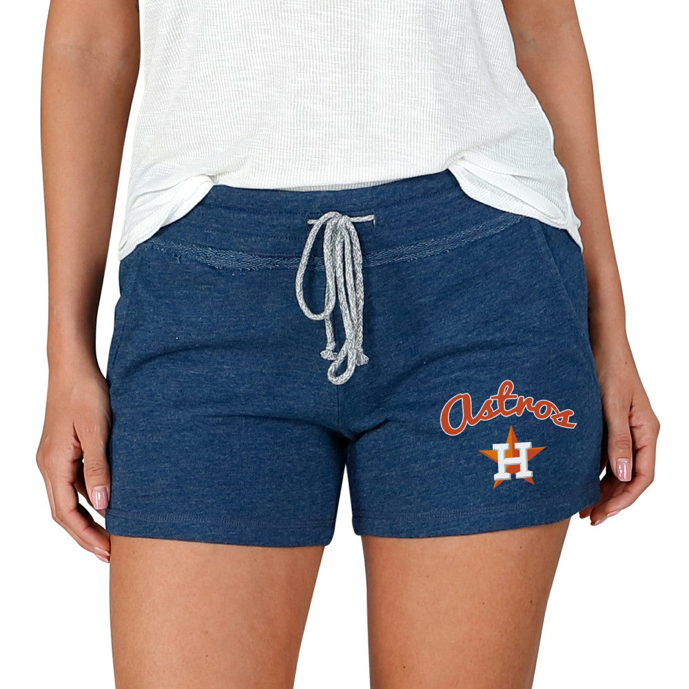 Houston Astros Concepts Sport Women's Mainstream Terry Shorts Navy