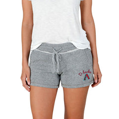 Arizona Diamondbacks Concepts Sport Women's Mainstream Terry Shorts Gray