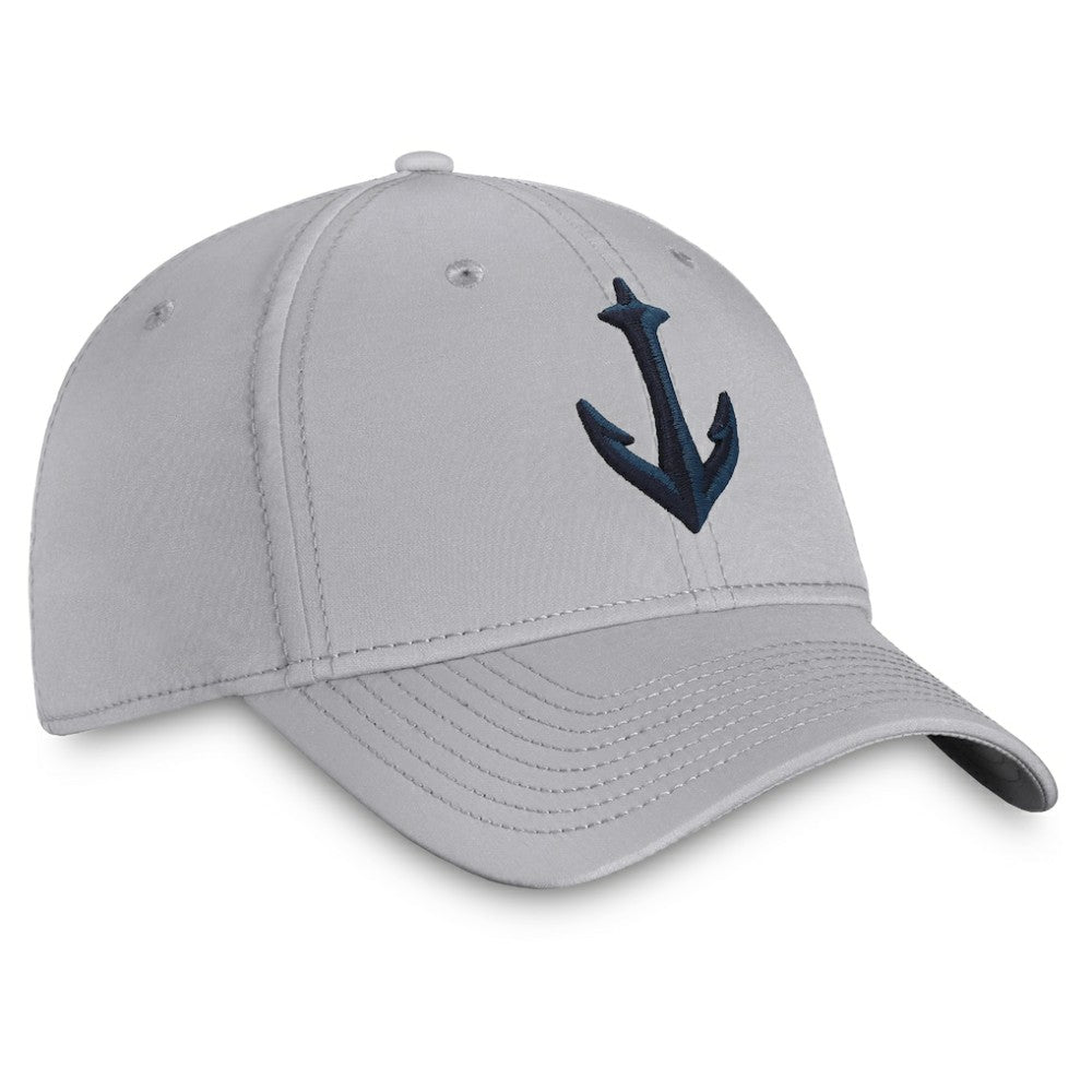 Seattle Kraken Fanatics Secondary Logo Flex Hat - Gray Hats