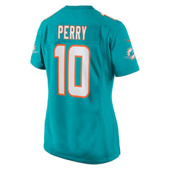 Malcolm Perry Miami Dolphins Women's Game Jersey - Aqua discount