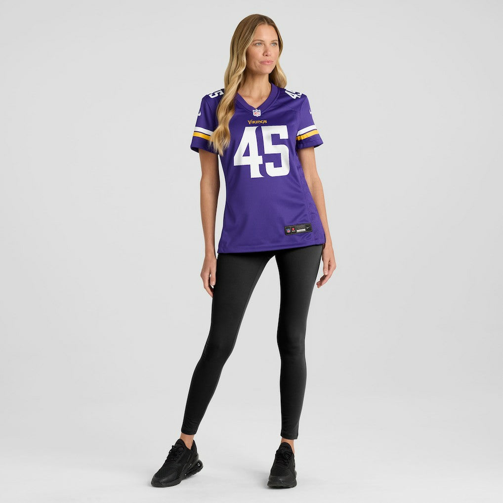 Troy Dye Minnesota Vikings Women's Game Jersey - Purple cheap
