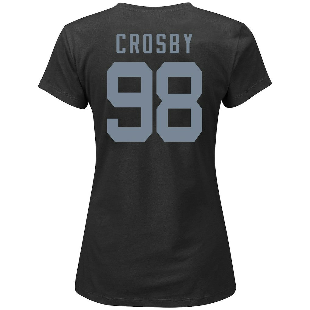 Maxx Crosby Las Vegas Raiders Women's Plus Size Name & Number V-Neck T-Shirt - Black cheap
