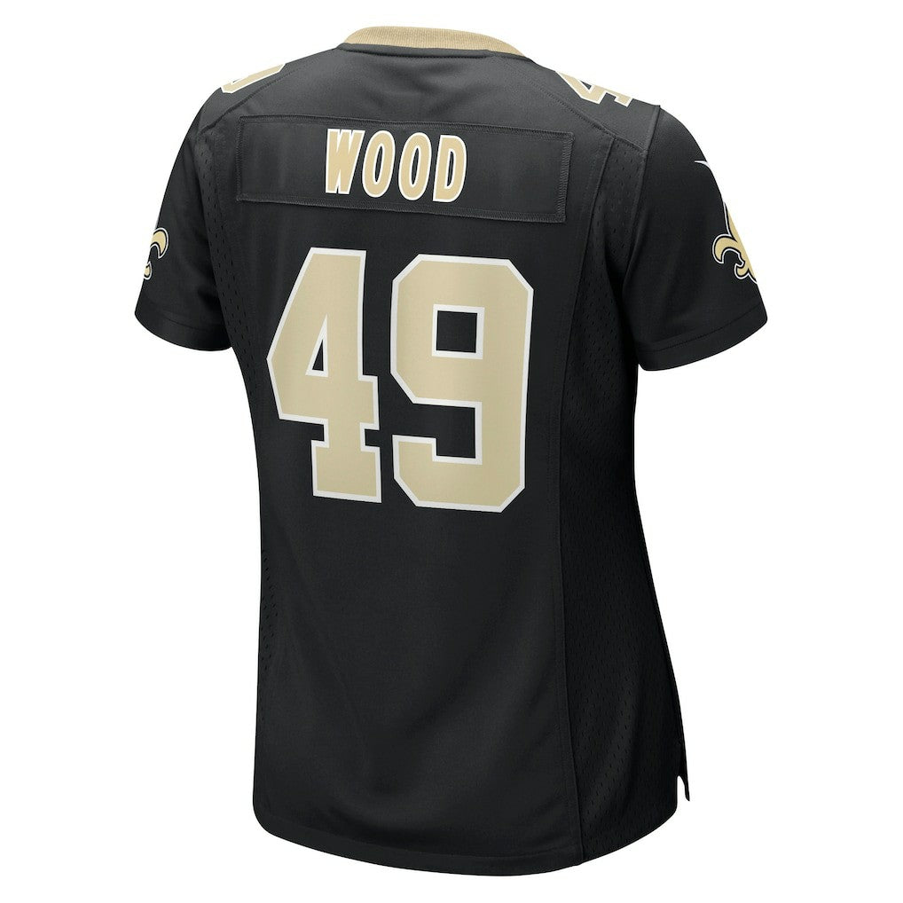 Zach Wood New Orleans Saints Women's Game Jersey - Black on sale