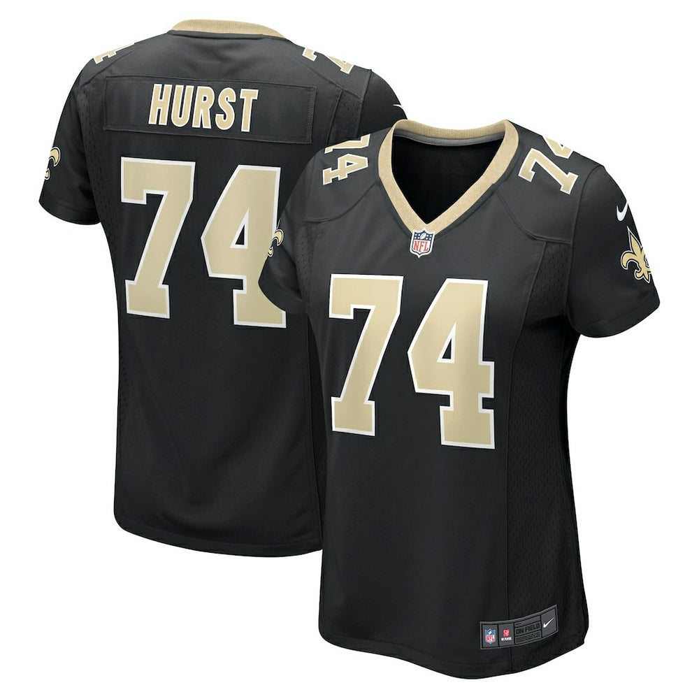 James Hurst New Orleans Saints Women's Game Jersey - Black for sale