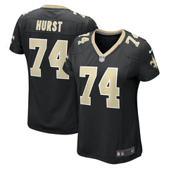 James Hurst New Orleans Saints Women's Game Jersey - Black for sale