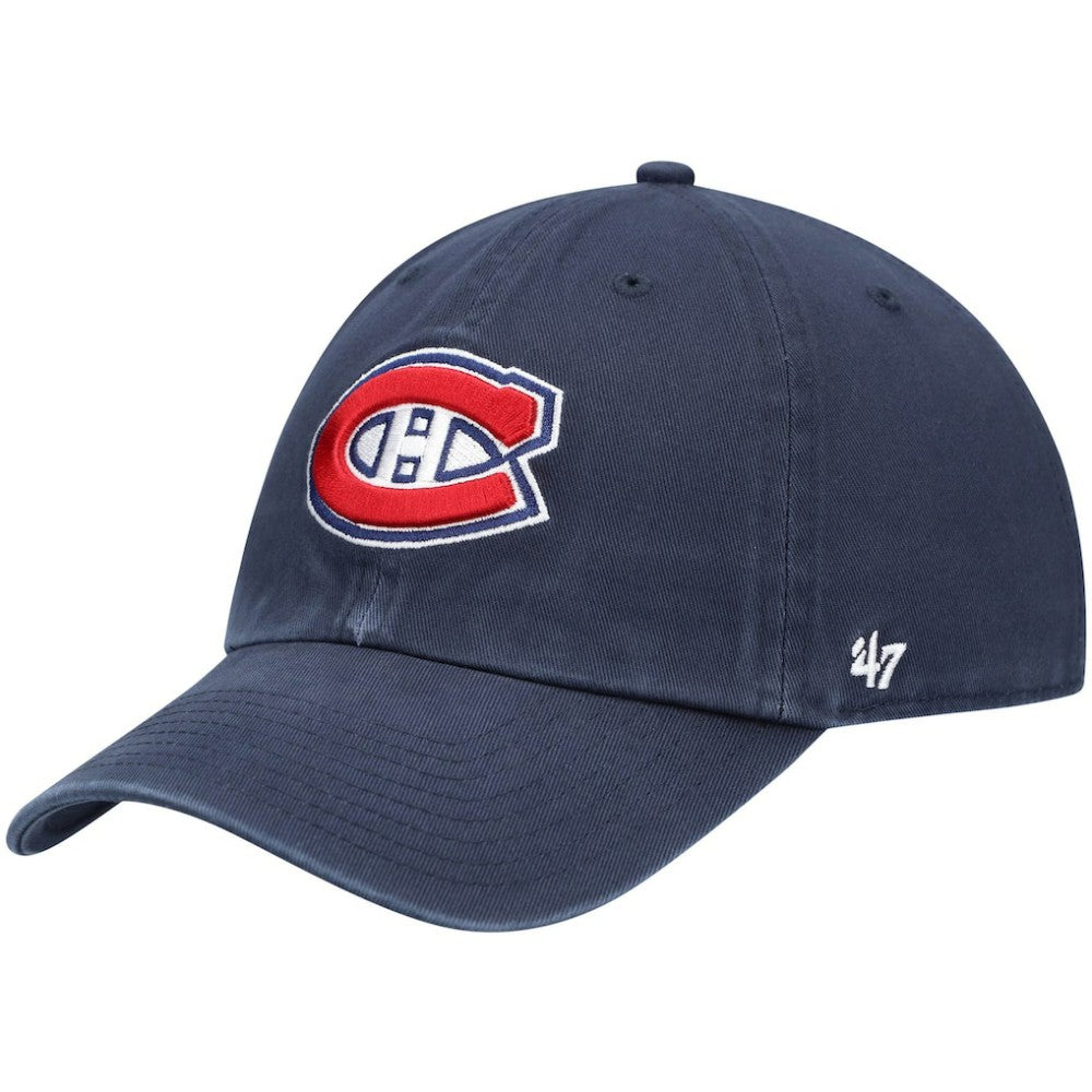 Montreal Canadiens '47 Team Clean Up Adjustable Hat - Navy Hats