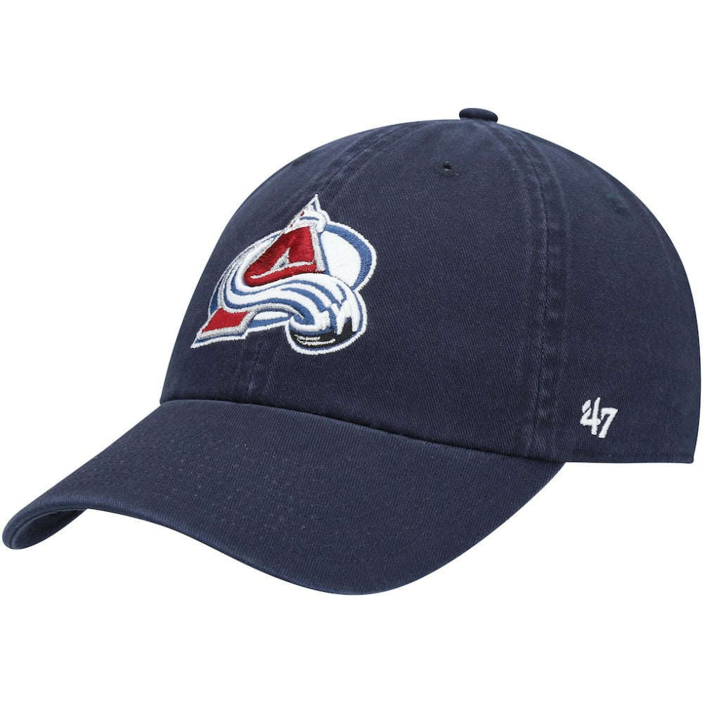 Colorado Avalanche '47 Team Clean Up Adjustable Hat - Navy Hats