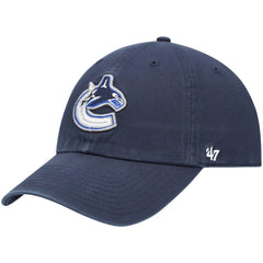 Vancouver Canucks '47 Team Clean Up Adjustable Hat - Navy Hats