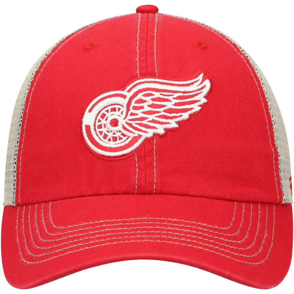 Detroit Red Wings '47 Trawler Clean Up Trucker Snapback Hat - Red Hats