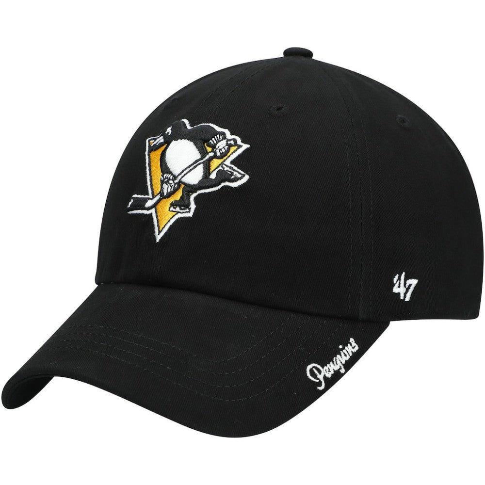 Pittsburgh Penguins '47 Women's Team Miata Clean Up Adjustable Hat - Black Hats