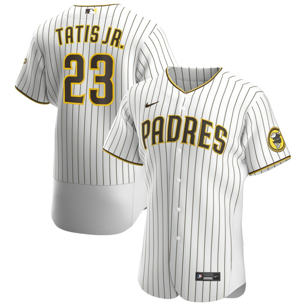 Fernando Tatís Jr. San Diego Padres Home Authentic Player Jersey White/Brown