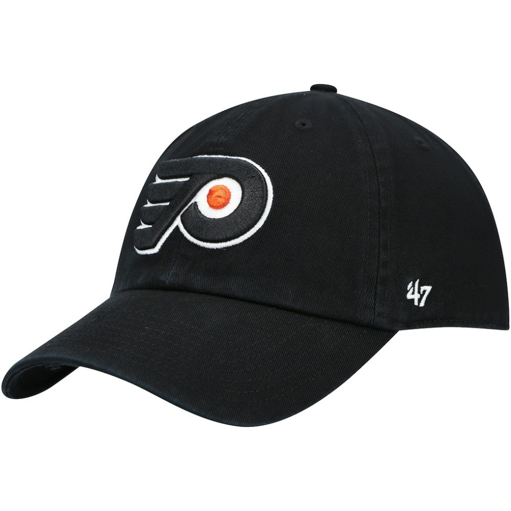 Philadelphia Flyers '47 Team Clean Up Adjustable Hat - Black Hats