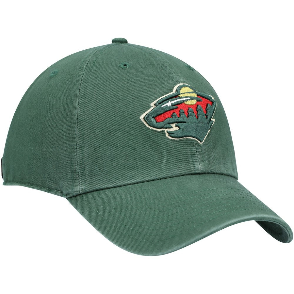 Minnesota Wild '47 Team Clean Up Adjustable Hat - Green Hats