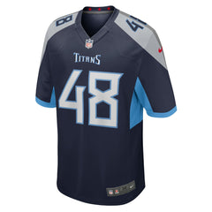 Beau Brinkley Tennessee Titans Game Jersey - Navy cheap