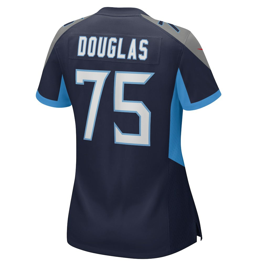 Jamil Douglas Tennessee Titans Women's Game Jersey - Navy discount