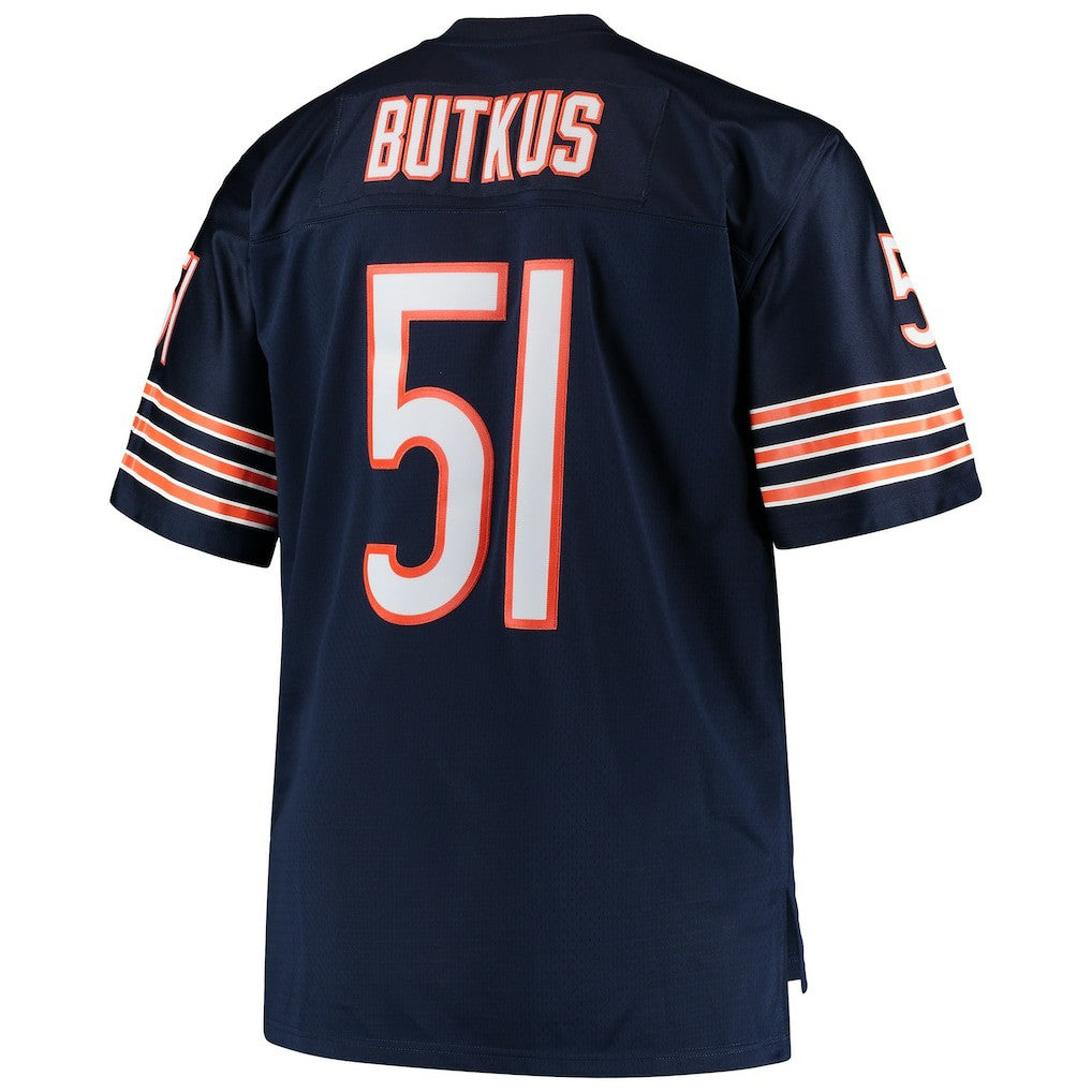 Dick Butkus Chicago Bears Big & Tall 1966 Retired Player Replica Jersey - Navy sale