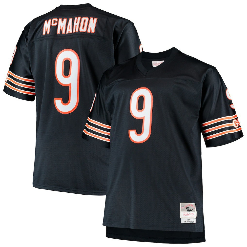 Jim McMahon Chicago Bears Big & Tall 1985 Retired Player Replica Jersey - Navy for sale
