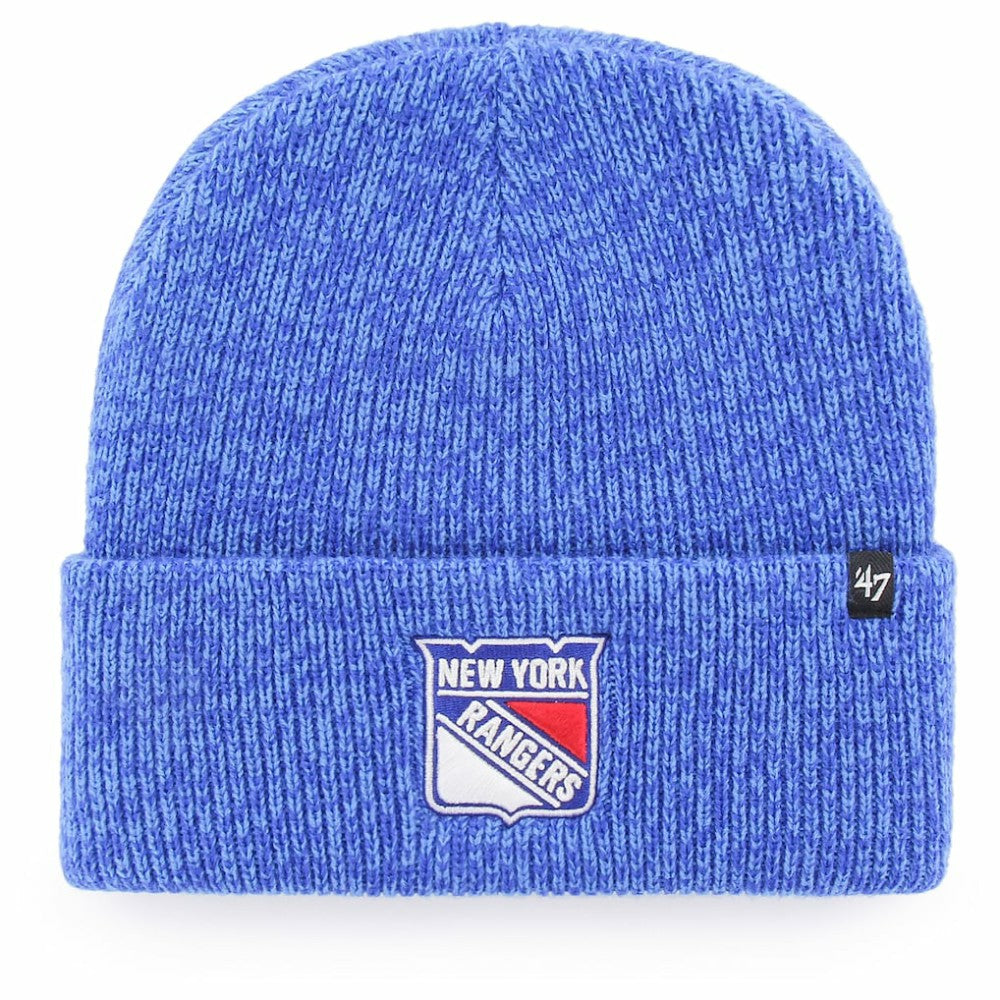 New York Rangers '47 Brain Freeze Cuffed Knit Hat - Blue Hats