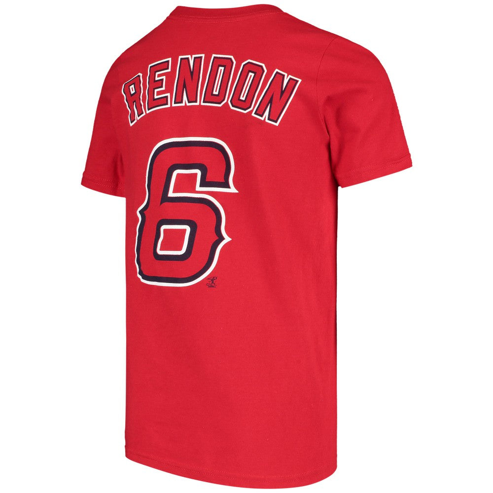 Anthony Rendon Los Angeles Angels Youth Name & Number T-Shirt Red