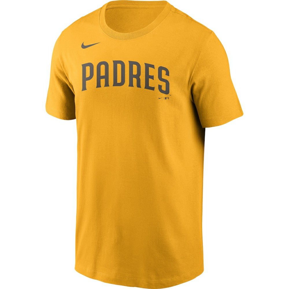 Fernando Tatis Jr. San Diego Padres Name & Number T-Shirt Gold