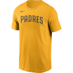 Fernando Tatis Jr. San Diego Padres Name & Number T-Shirt Gold