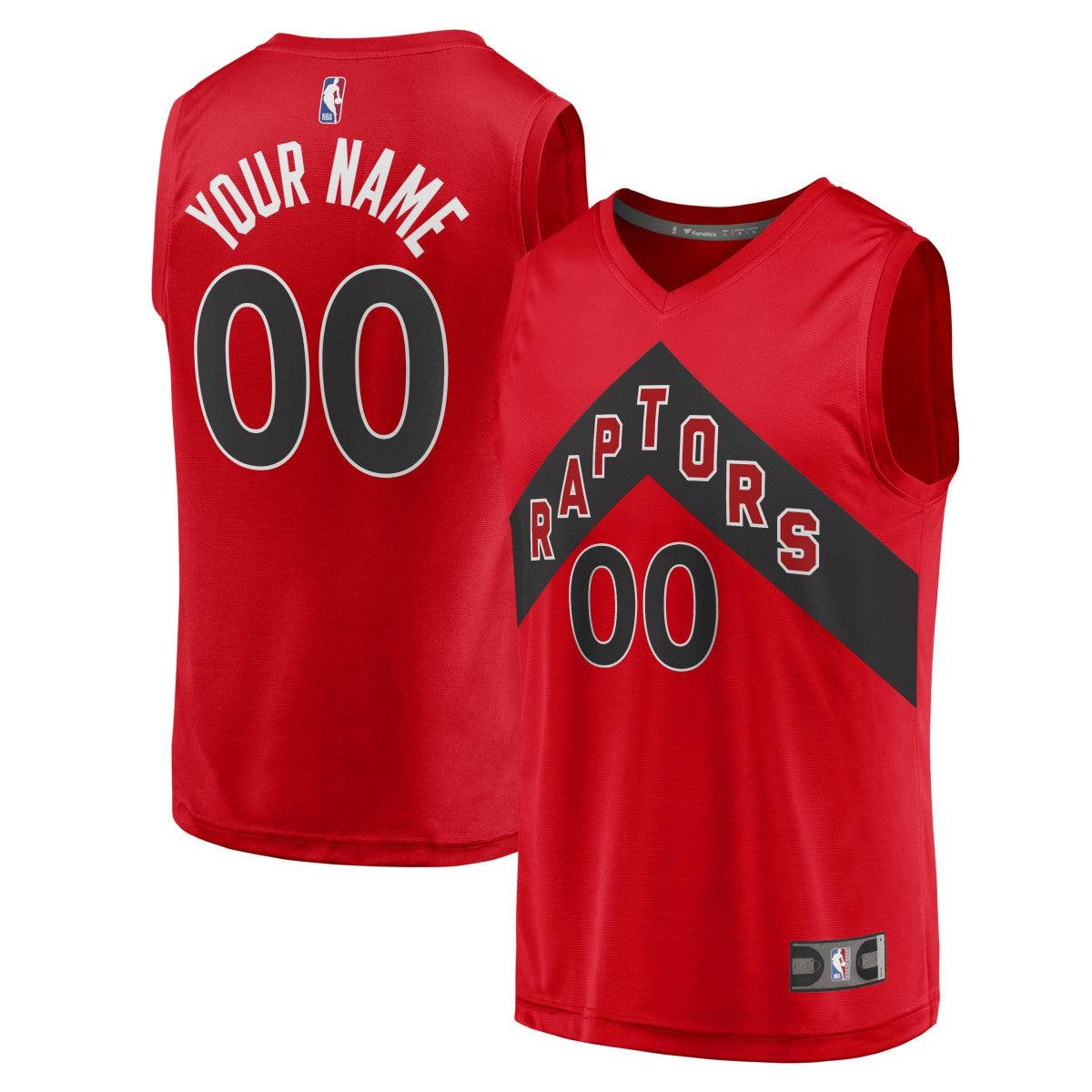 Toronto Raptors Youth Fast Break Replica Custom Jersey - Icon Edition - Red sale