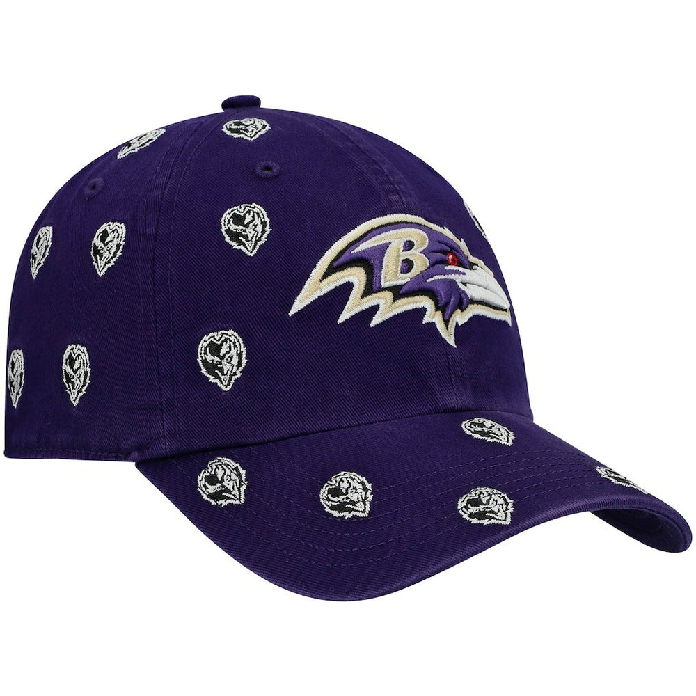 Baltimore Ravens '47 Women's Confetti Clean Up Head Logo Adjustable Hat - Purple online