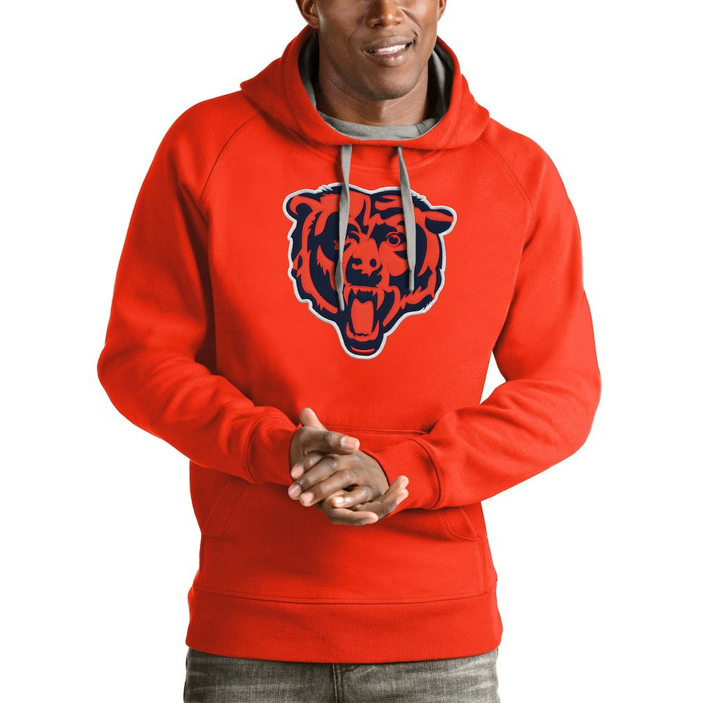 Chicago Bears Antigua Victory Pullover Hoodie - Orange discount