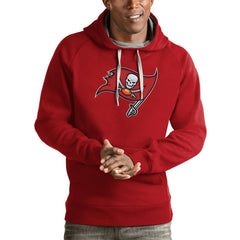 Tampa Bay Buccaneers Antigua Victory Team Pullover Hoodie - Red outlet