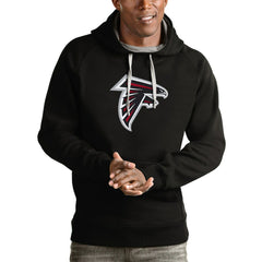Atlanta Falcons Antigua Victory Pullover Hoodie - Black discount