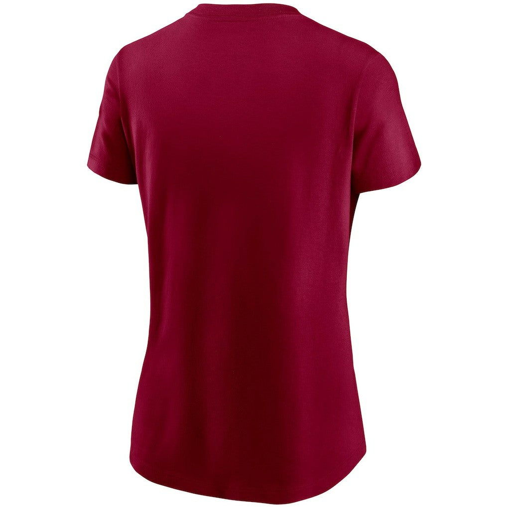 Washington Football Team Women's Logo Essential T-Shirt - Burgundy on sale