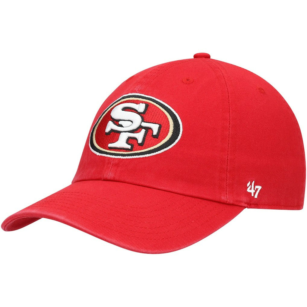 San Francisco 49ers '47 Youth Logo Clean Up Adjustable Hat - Scarlet discount