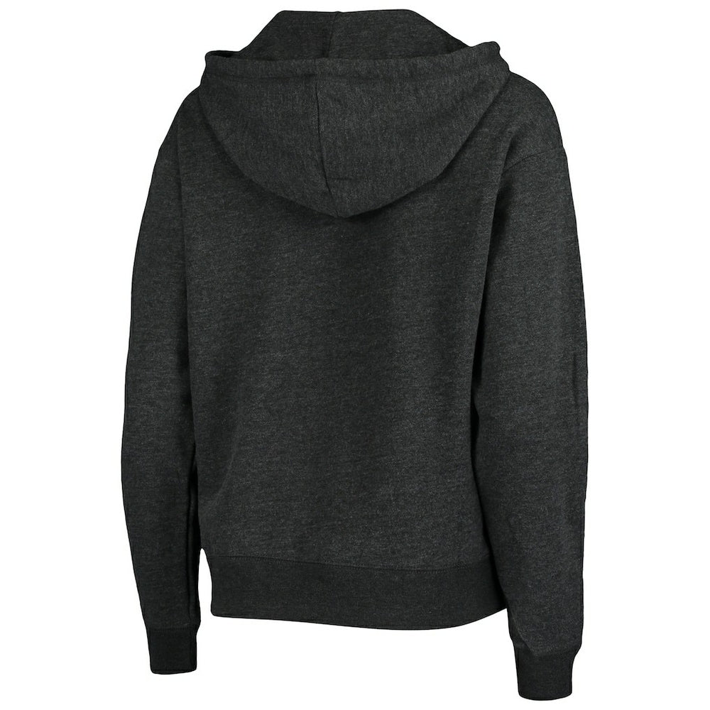 New Orleans Saints '47 Women's Cross Script Emerson Hoodie - Heather Charcoal outlet