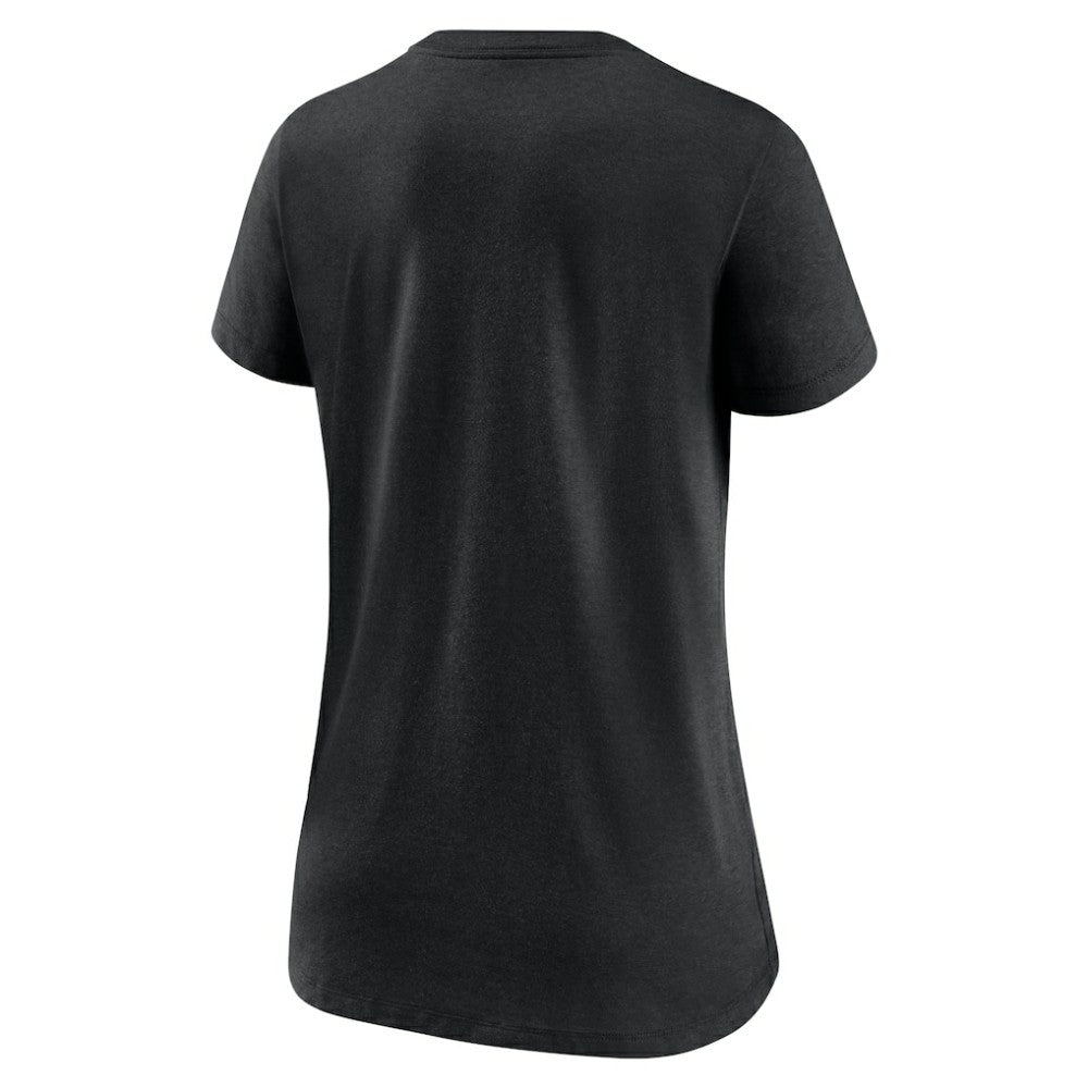 San Francisco Giants Women's City Connect Tri-Blend V-Neck T-Shirt Black